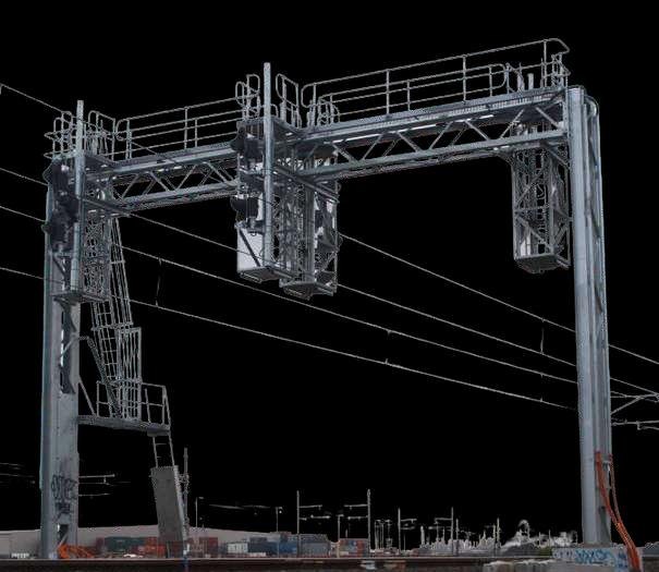Signage gantry structure